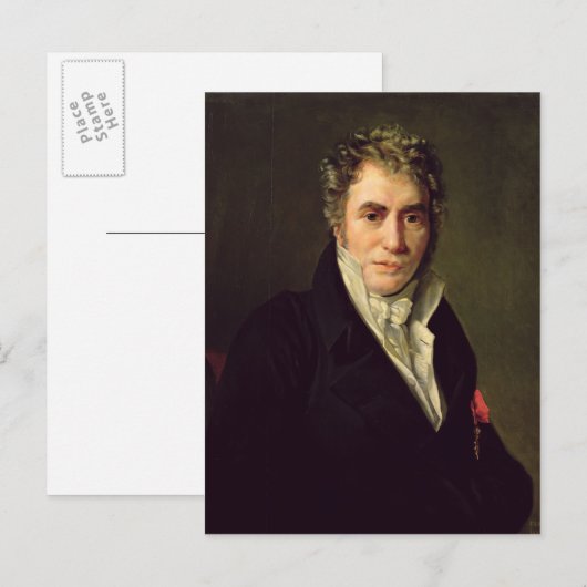 Jacques Louis David 1817 Briefkaart (Voorkant / Achterkant)
