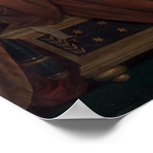 Jacques-Louis David Cupid en Psyche Poster (Hoek)