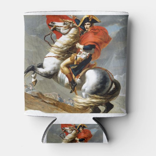 Jacques Louis David Napoleon over de Alpen Blikjeskoeler (Voorkant)