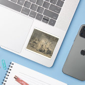 Jacques-Louis David - Parijs en Helen Sticker (Laptop met iPhone)