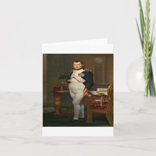 Jacques-Louis David - The Emperor Napoleon Kaart (Voorkant)