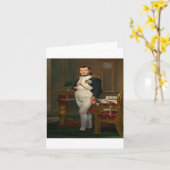Jacques-Louis David - The Emperor Napoleon Kaart (Gele Bloem)