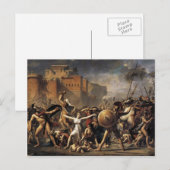 Jacques-Louis David- The Sabine Women Briefkaart (Voorkant / Achterkant)