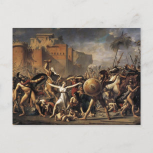 Jacques-Louis David- The Sabine Women Briefkaart
