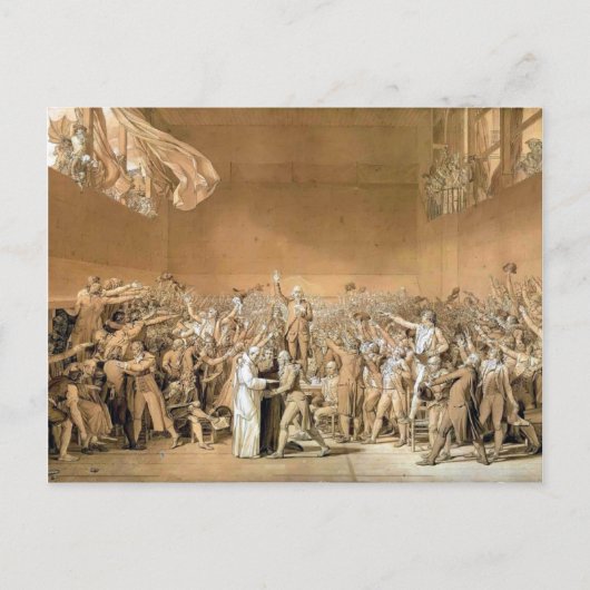 Jacques-Louis - Tennis Court Oath, 20 juni 1789 Briefkaart (Voorkant)