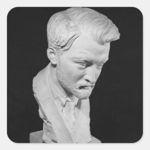 Jacques Maritain Vierkante Sticker