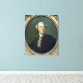Jacques Necker c.1781 Canvas Afdruk (Insitu (Houten vloer))