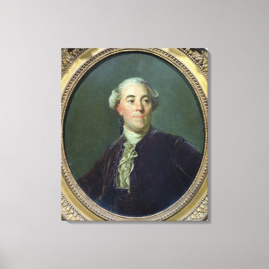 Jacques Necker c.1781 Canvas Afdruk (Voorkant)