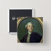 Jacques Necker c.1781 Vierkante Button 5,1 Cm (Voorkant /achterkant)
