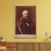 Jacques Offenbach (1819-80), Duitse componist, hav Canvas Afdruk (Insitu (Woonkamer))
