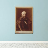 Jacques Offenbach (1819-80), Duitse componist, hav Canvas Afdruk (Insitu (Houten vloer))