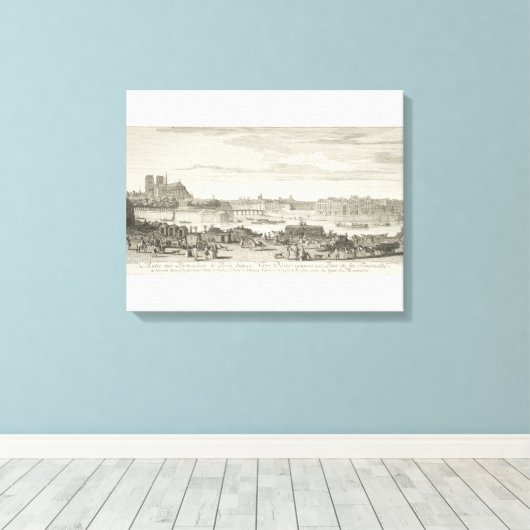 Jacques Rigaud – Paris Canvas Afdruk (Insitu (Houten vloer))