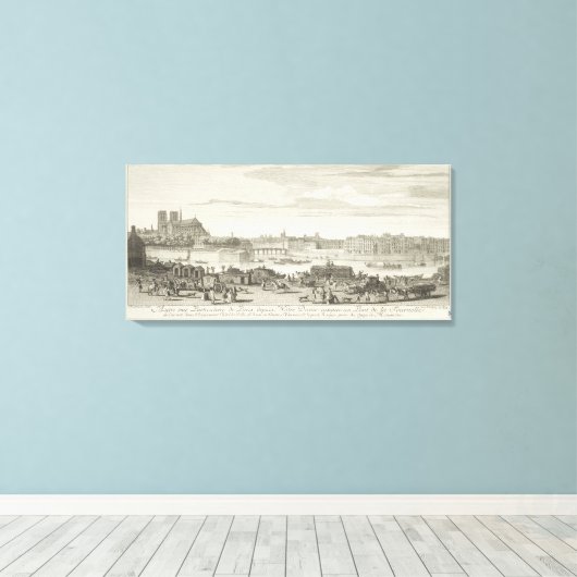 Jacques Rigaud – Paris Canvas Afdruk (Insitu (Houten vloer))