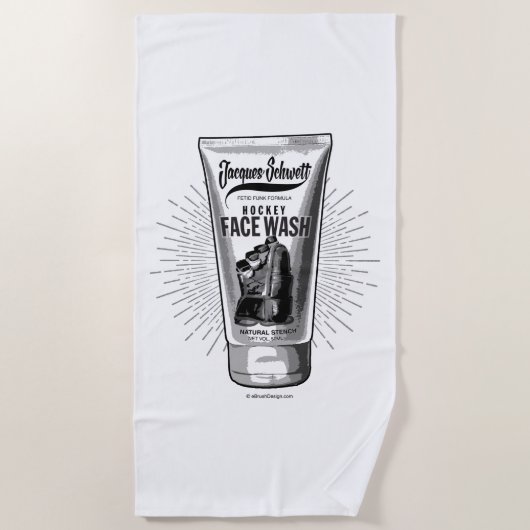 Jacques Schwett Face Wash Strandlaken (Voorkant)