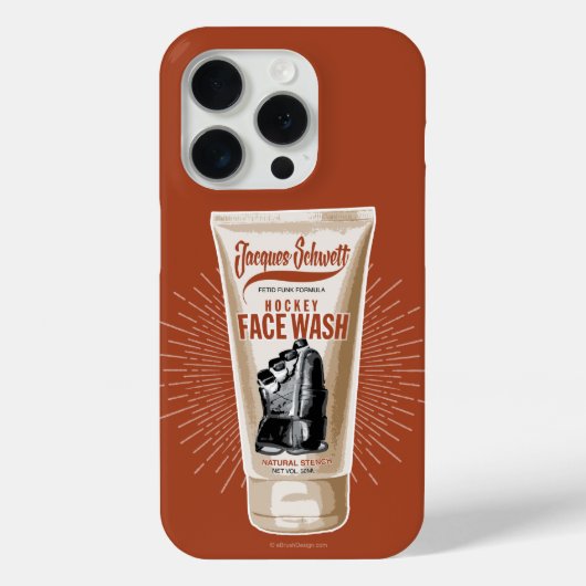 Jacques Schwett Hockey Face Case-Mate iPhone Case (Achterkant)