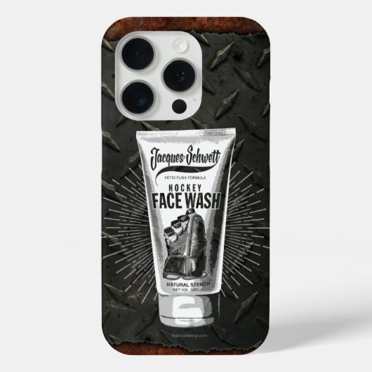 Jacques Schwett Hockey Face Case-Mate iPhone Case (Achterkant)