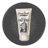 Jacques Schwett Hockey Face Hockey Puck (Voorkant)