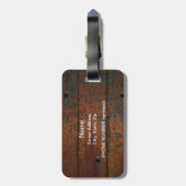 Jacques Schwett Hockey Face Wash Bagagelabel (Achterkant verticaal)