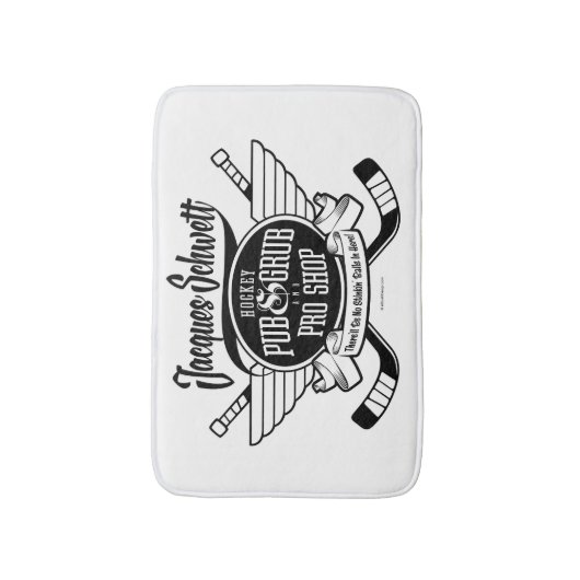 Jacques Schwett Hockey Pro Winkel Badmat (Voorkant Verticaal)