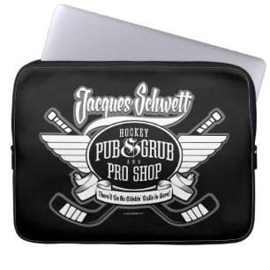 Jacques Schwett Hockey Pro Winkel Laptop Sleeve