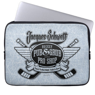 Jacques Schwett Hockey Pro Winkel Laptop Sleeve