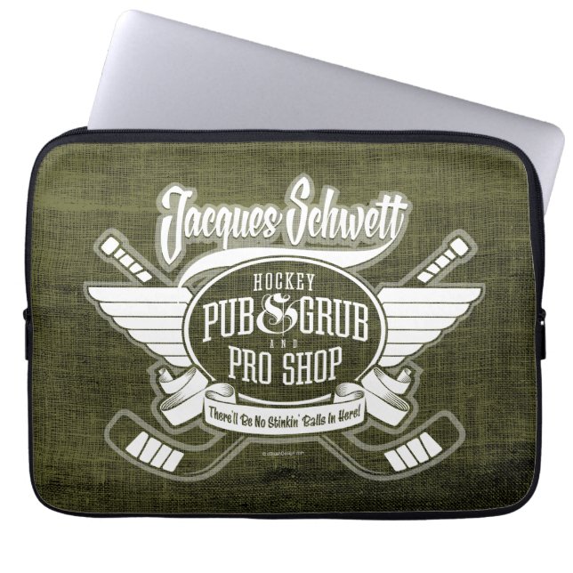 Jacques Schwett Hockey Pro Winkel Laptop Sleeve (Voorkant)