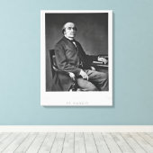 Jacques Victor Albert de Broglie (1821-1901), van Canvas Afdruk (Insitu (Houten vloer))