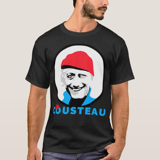 Jacques Yves Cousteau T-shirt (Voorkant)