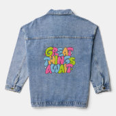 Jacquet dénis great thing denim jacket (Achterkant)