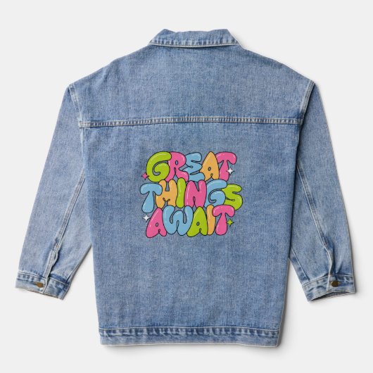 Jacquet dénis great thing denim jacket (Achterkant)