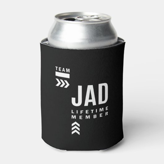 Jad Persoonlijke naam Birthday Gift Blikjeskoeler (Blikje Voorkant)