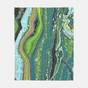 Jada 3 Gek Groen Abstract Gooi Deken