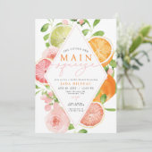 JADA Citrus Fruit Main Squeeze Vrijgezellenfeest Kaart (Staand voorkant)