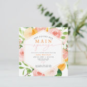 JADA Citrus Fruit Main Squeeze Vrijgezellenfeest Kaart (Staand voorkant)