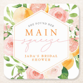 JADA Citrus Fruit Main Squeeze Vrijgezellenfeest Kartonnen Onderzetters