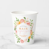 JADA Citrus Fruit Main Squeeze Vrijgezellenfeest Papieren Bekers (Voorkant)