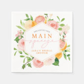 JADA Citrus Fruit Main Squeeze Vrijgezellenfeest Servet (Voorkant)