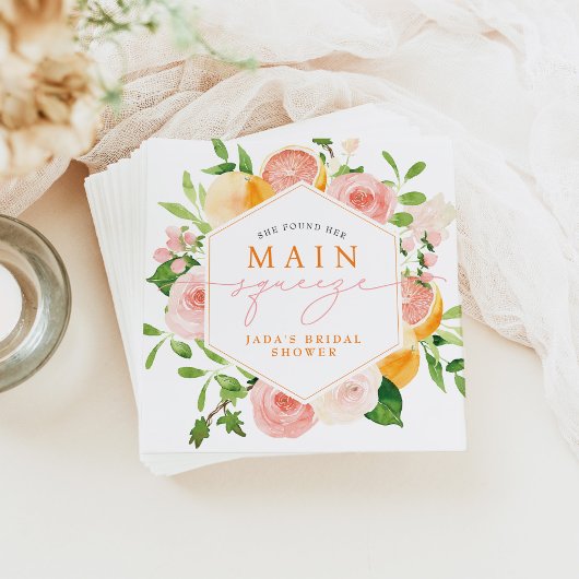 JADA Citrus Fruit Main Squeeze Vrijgezellenfeest Servet