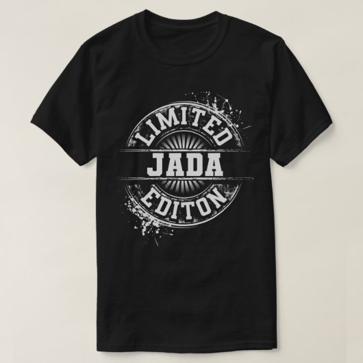 JADA Limited Edition Grappig Gepersonaliseerd Naam T-shirt (Design voorkant)