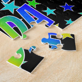 "JADA" Voornaam, geun "HAPPY BIRTHDAY" Legpuzzel (Zijkant)