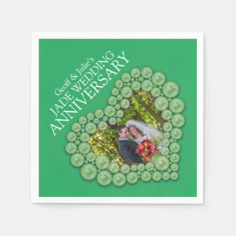 Jade 12th Wedding Jubileum, foto groen Servet