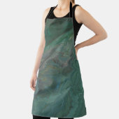 Jade 2 Diep Groen Abstract Schort (Insitu)
