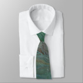 Jade 2 Diep Groen Abstract Stropdas (Gebonden)