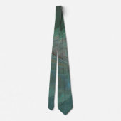 Jade 2 Diep Groen Abstract Stropdas (Achterkant)