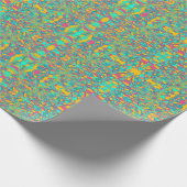 jade abstracte kunst of Indiaas uiterlijk design Cadeaupapier (Hoek)