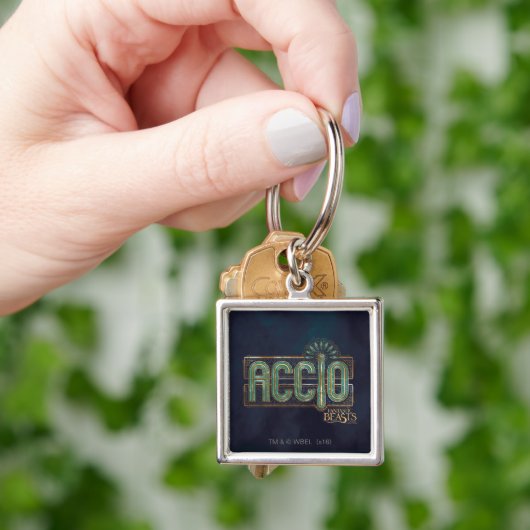 Jade Art Deco ACCIO™ Spell Grafisch Sleutelhanger (Hand)