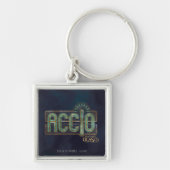 Jade Art Deco ACCIO™ Spell Grafisch Sleutelhanger (Voorkant)