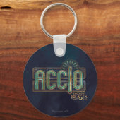 Jade Art Deco ACCIO™ Spell Grafisch Sleutelhanger (Voorkant)