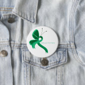 Jade Awareness Ribbon Butterfly Button (In situ)