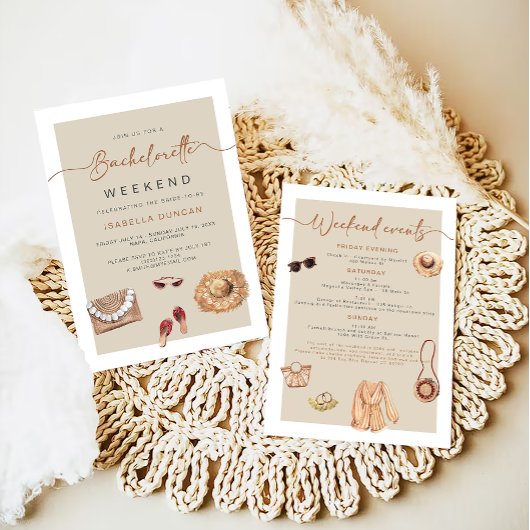 JADE Boheemse Napa Wijnland Bruidsmeisjes Kaart